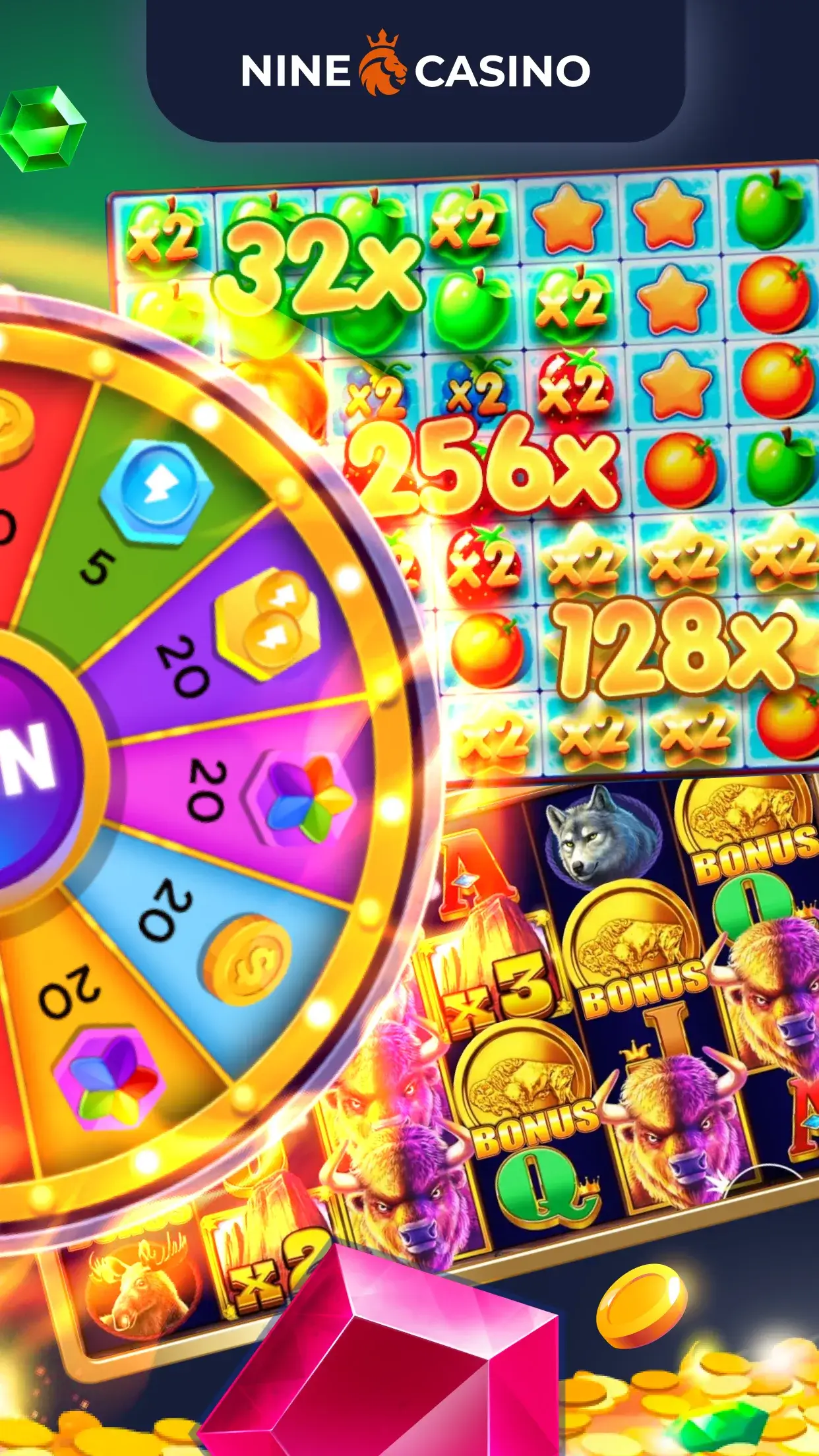 NineCasino Aplikacja Mobilna Android iOS